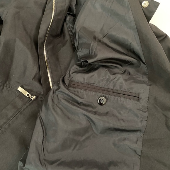 Relativity Lightweight Jacket, Solid Black, full Zipper Front Small Relaxed Fit - Picture 12 of 14